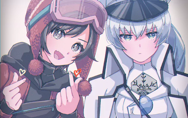 Ruby Rose (RWBY) Weiss Schnee Anime RWBY: Ice Queendom HD Desktop Wallpaper | Background Image