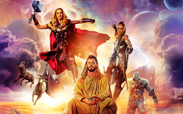 movie Thor: Love and Thunder HD Desktop Wallpaper | Background Image