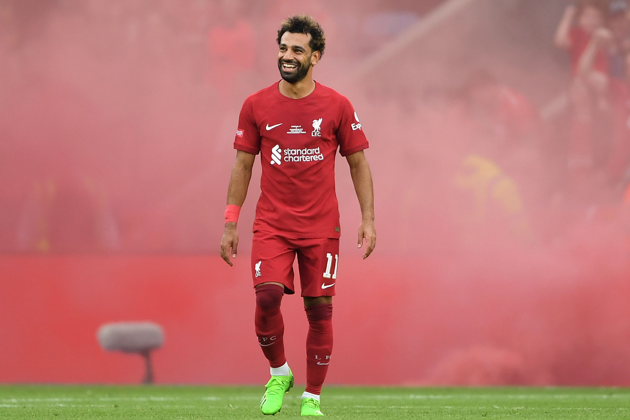 Download Liverpool F.C. Mohamed Salah Sports HD Wallpaper