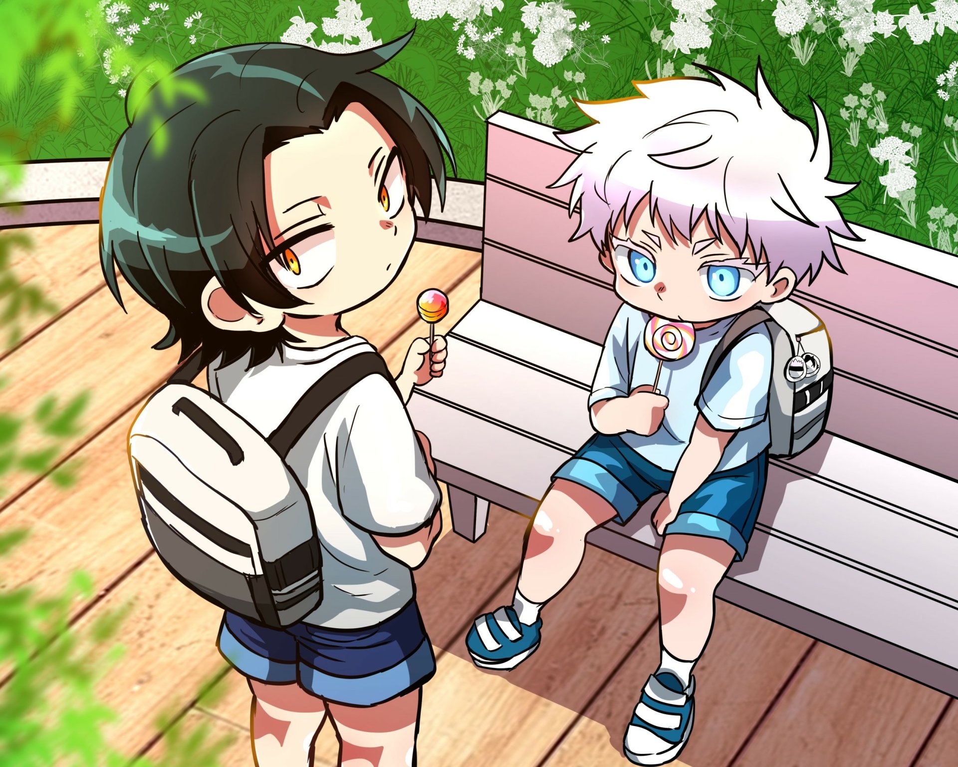 Download Satoru Gojo Suguru Geto Anime Jujutsu Kaisen Gojo & Geto HD Wallpaper by umai