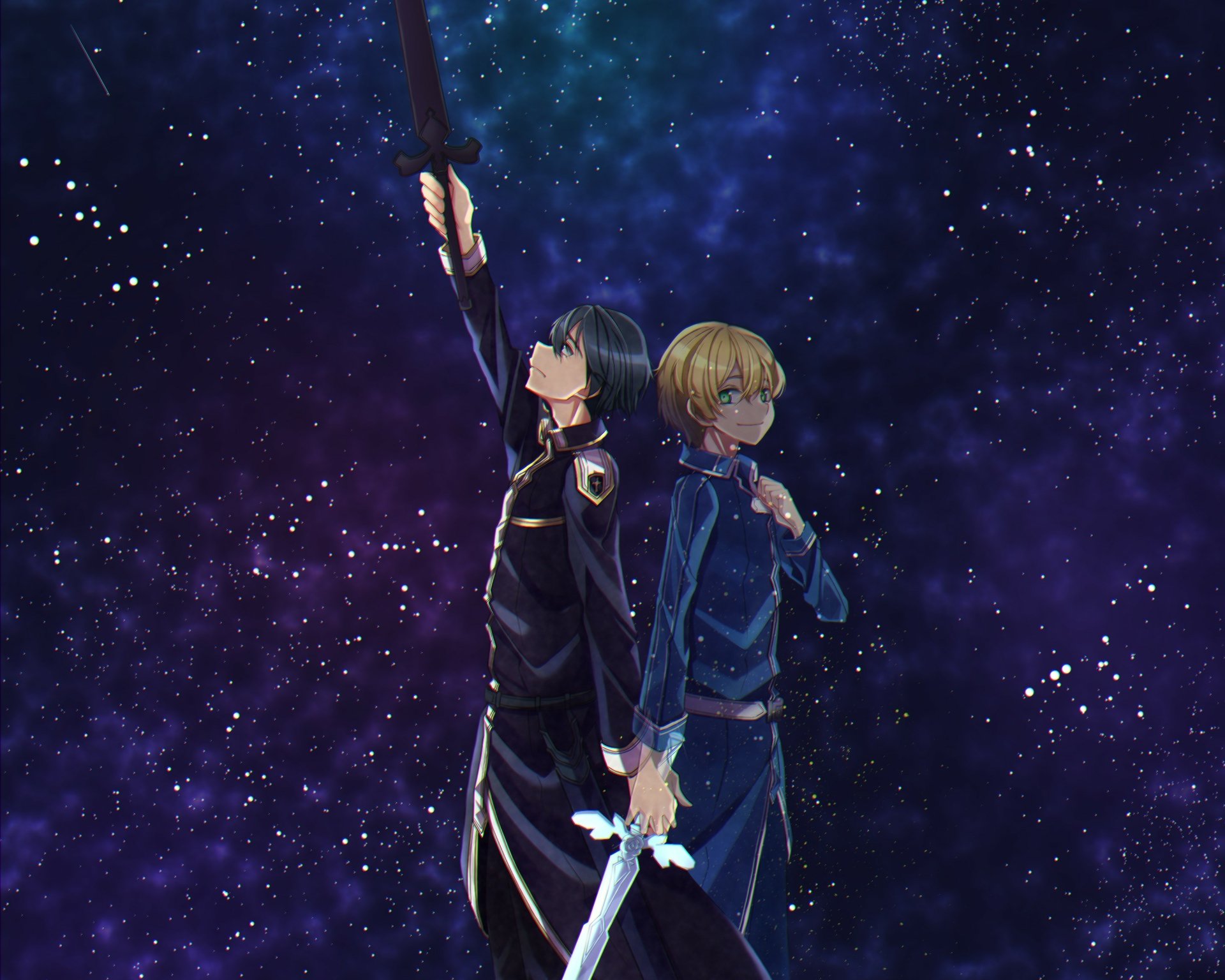 Download Eugeo (Sword Art Online) Kirito (Sword Art Online) Anime Sword Art Online HD Wallpaper by 翔遊さら