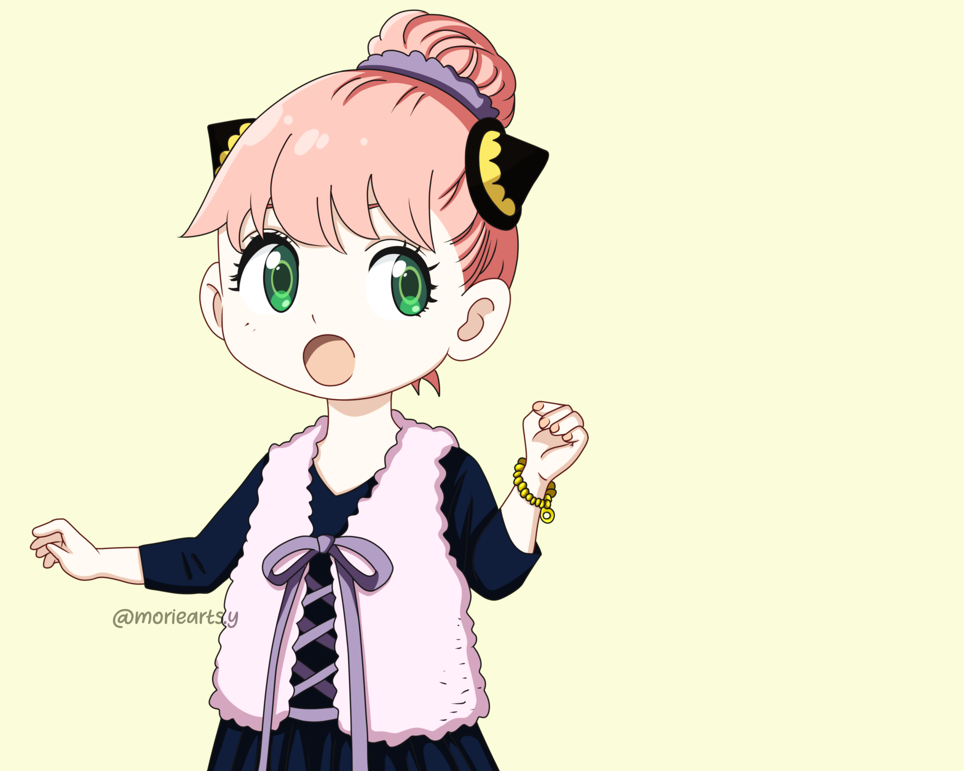 Download Anya Forger Anime Spy X Family HD Wallpaper by MorieArts