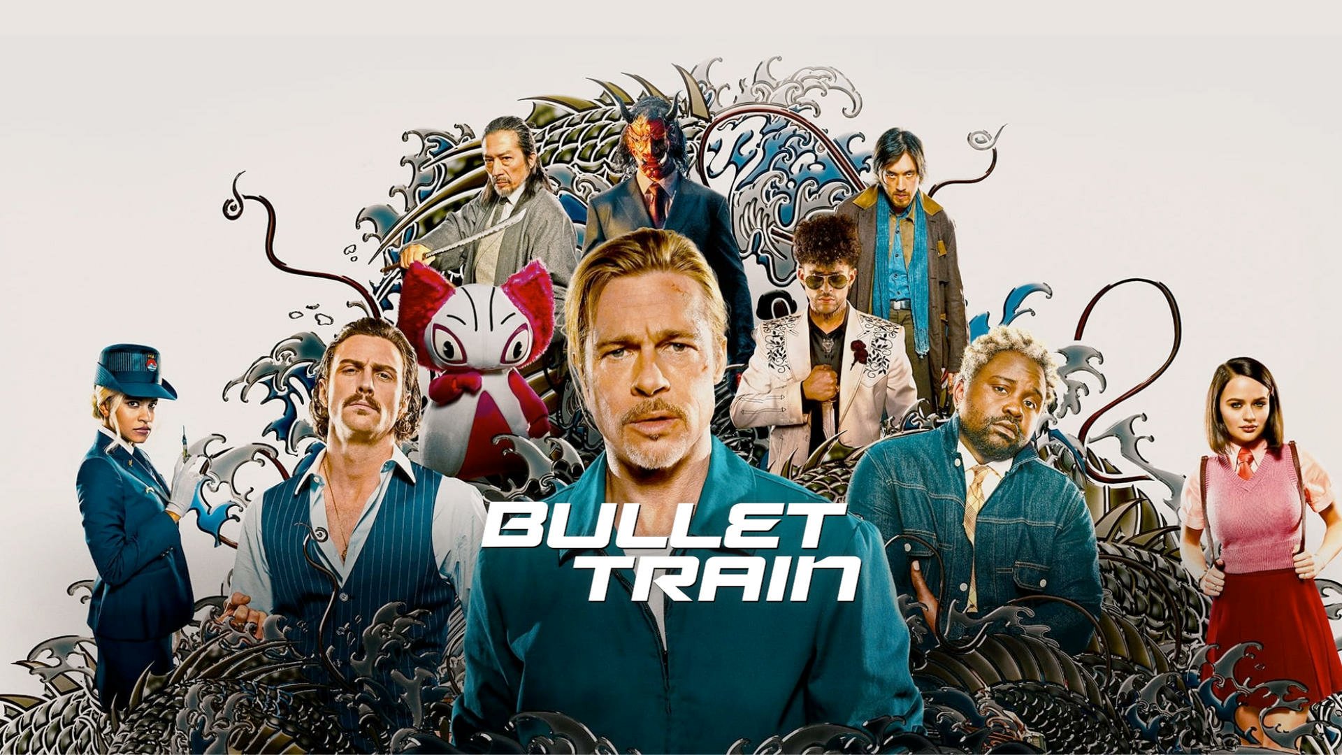 Download Brad Pitt Movie Bullet Train HD Wallpaper