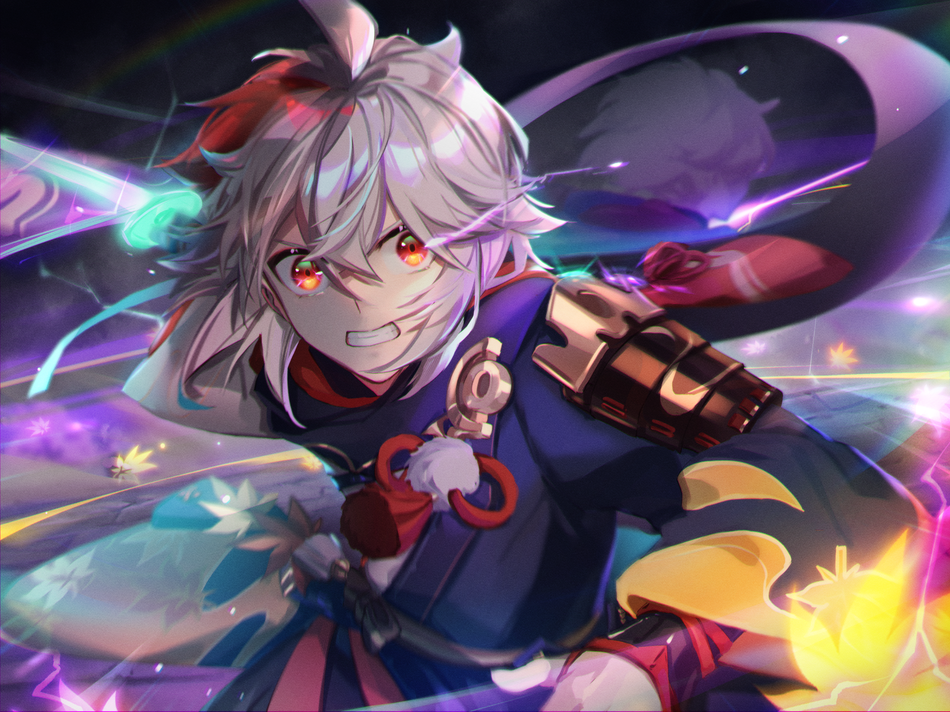 Download Kaedehara Kazuha (Genshin Impact) Video Game Genshin Impact 4k Ultra HD Wallpaper by Lyrie