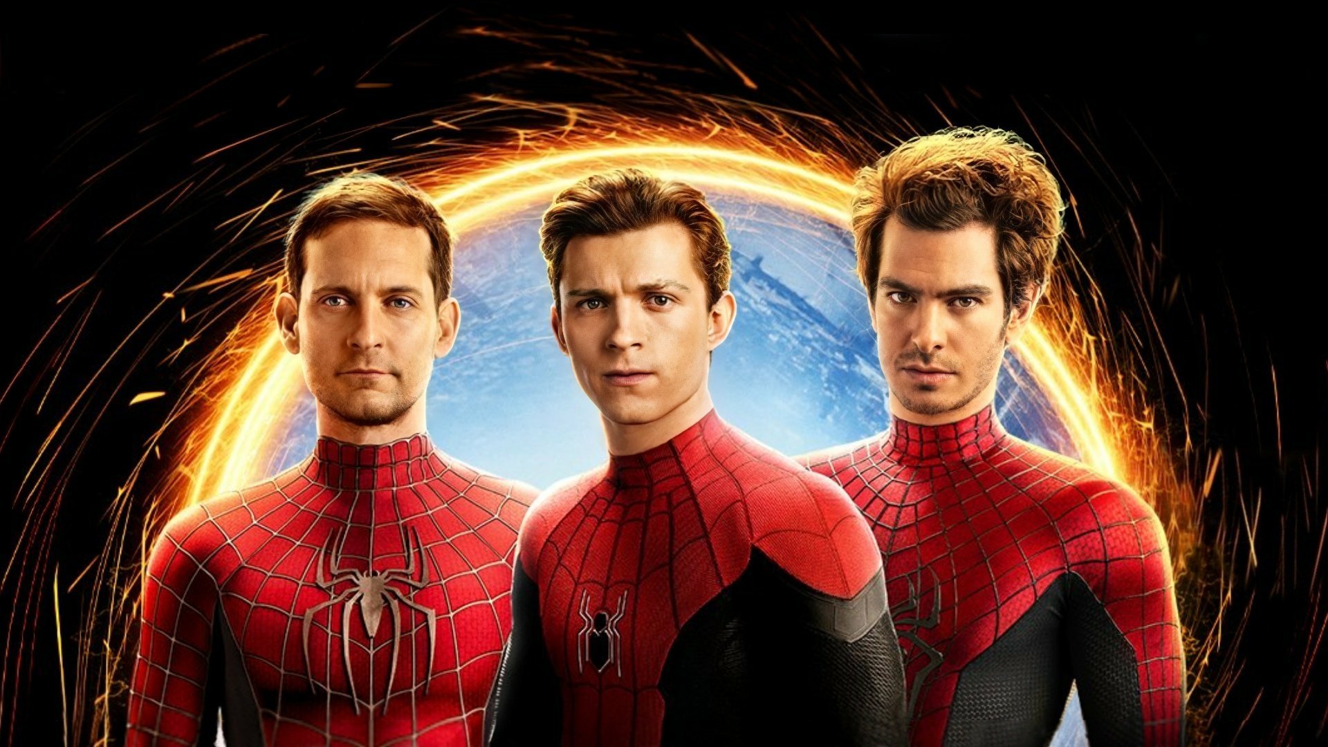 Download Peter Parker Spider Man Andrew Garfield Tobey Maguire Tom Holland Movie Spider-Man: No Way Home  HD Wallpaper