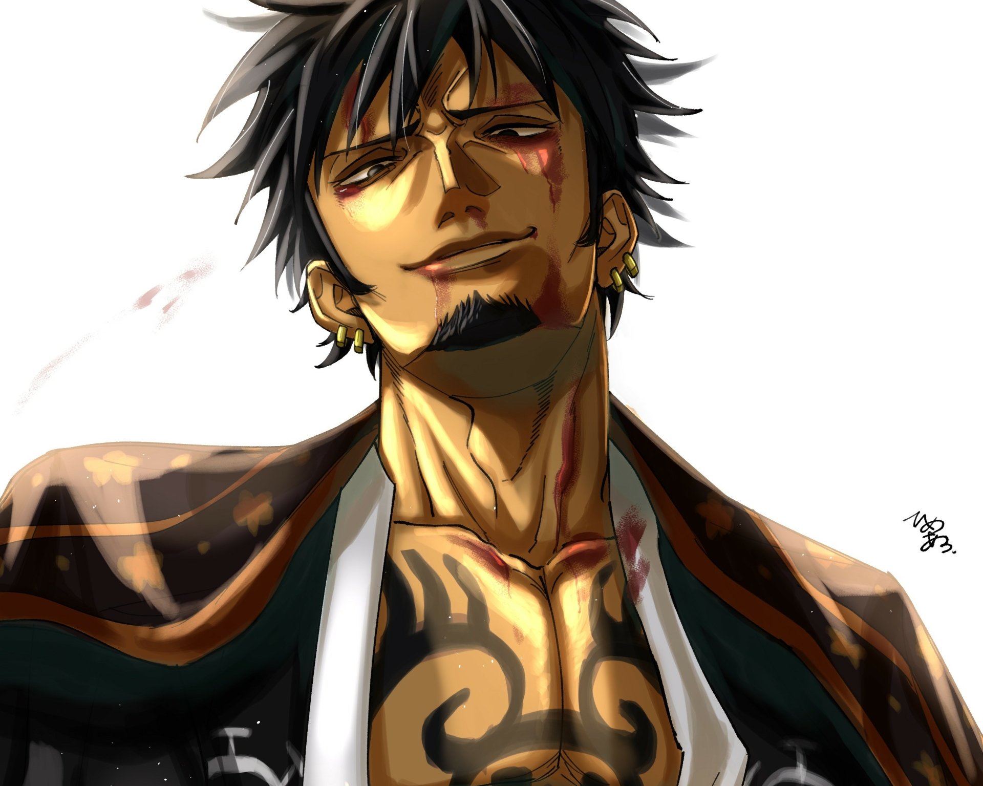 Download Trafalgar Law Anime One Piece HD Wallpaper by ひめあろ