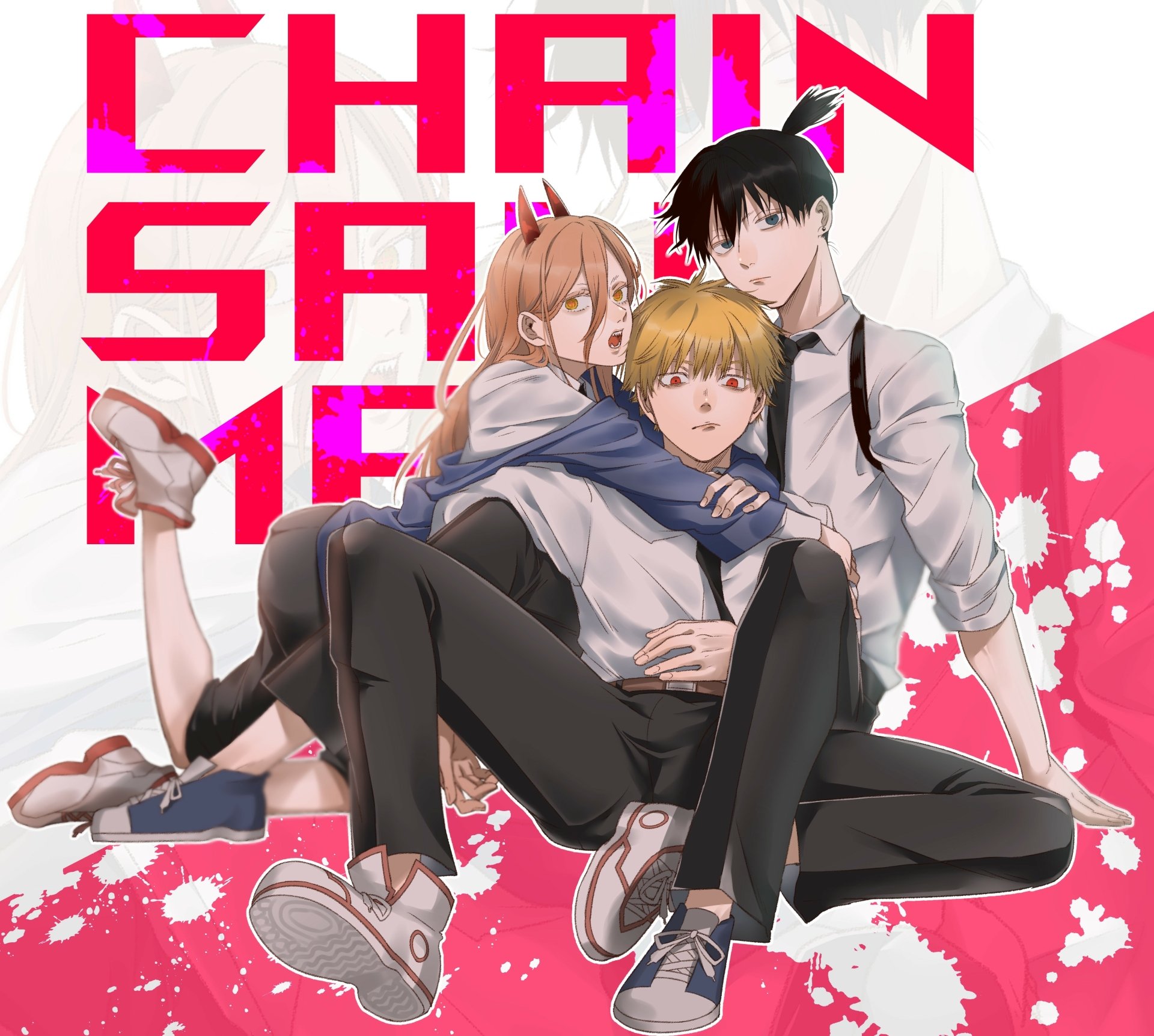 Download Aki Hayakawa Denji (Chainsaw Man) Power (Chainsaw Man) Anime Chainsaw Man 4k Ultra HD Wallpaper by ディ