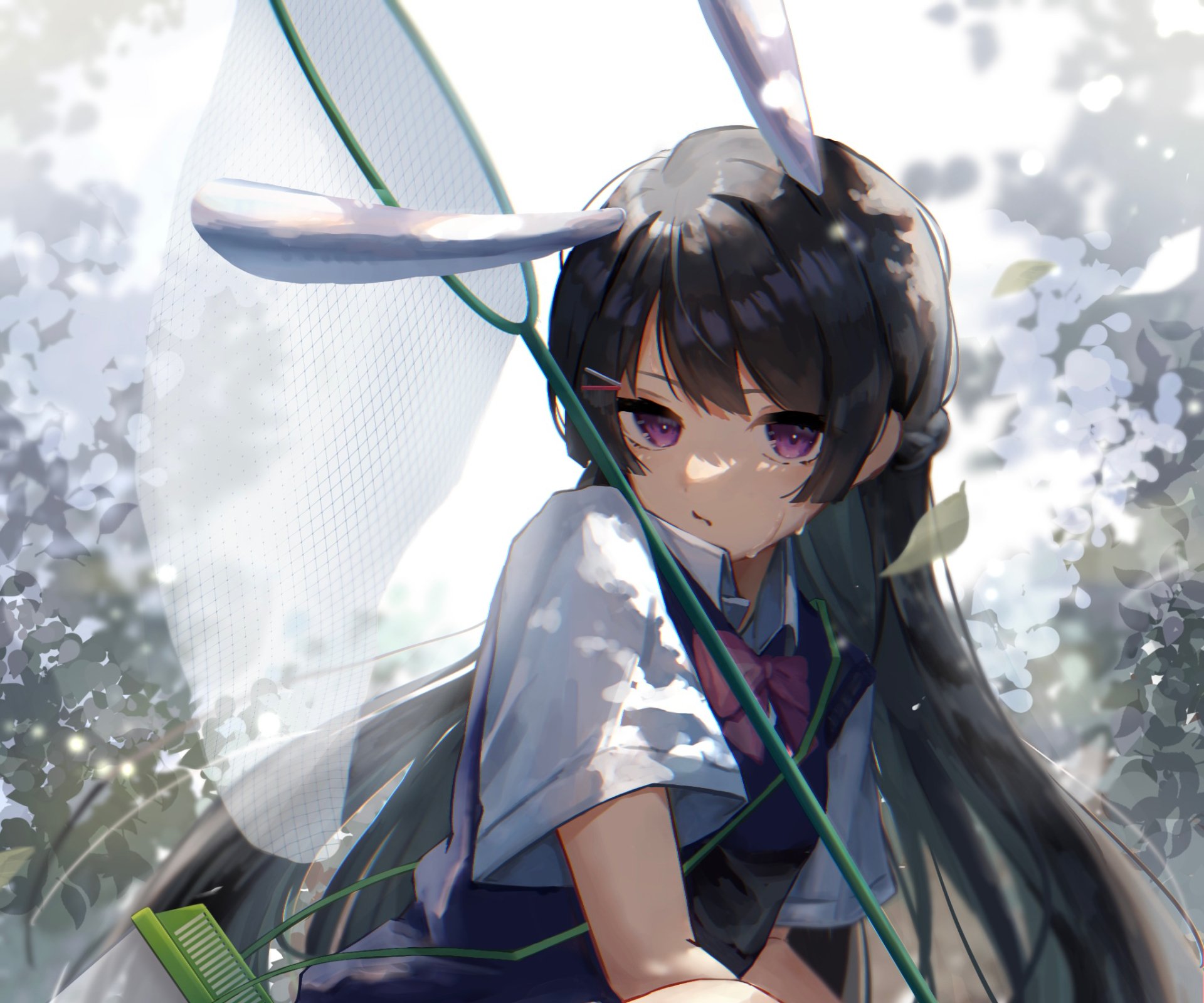Download Nijisanji Tsukino Mito Anime Virtual Youtuber HD Wallpaper