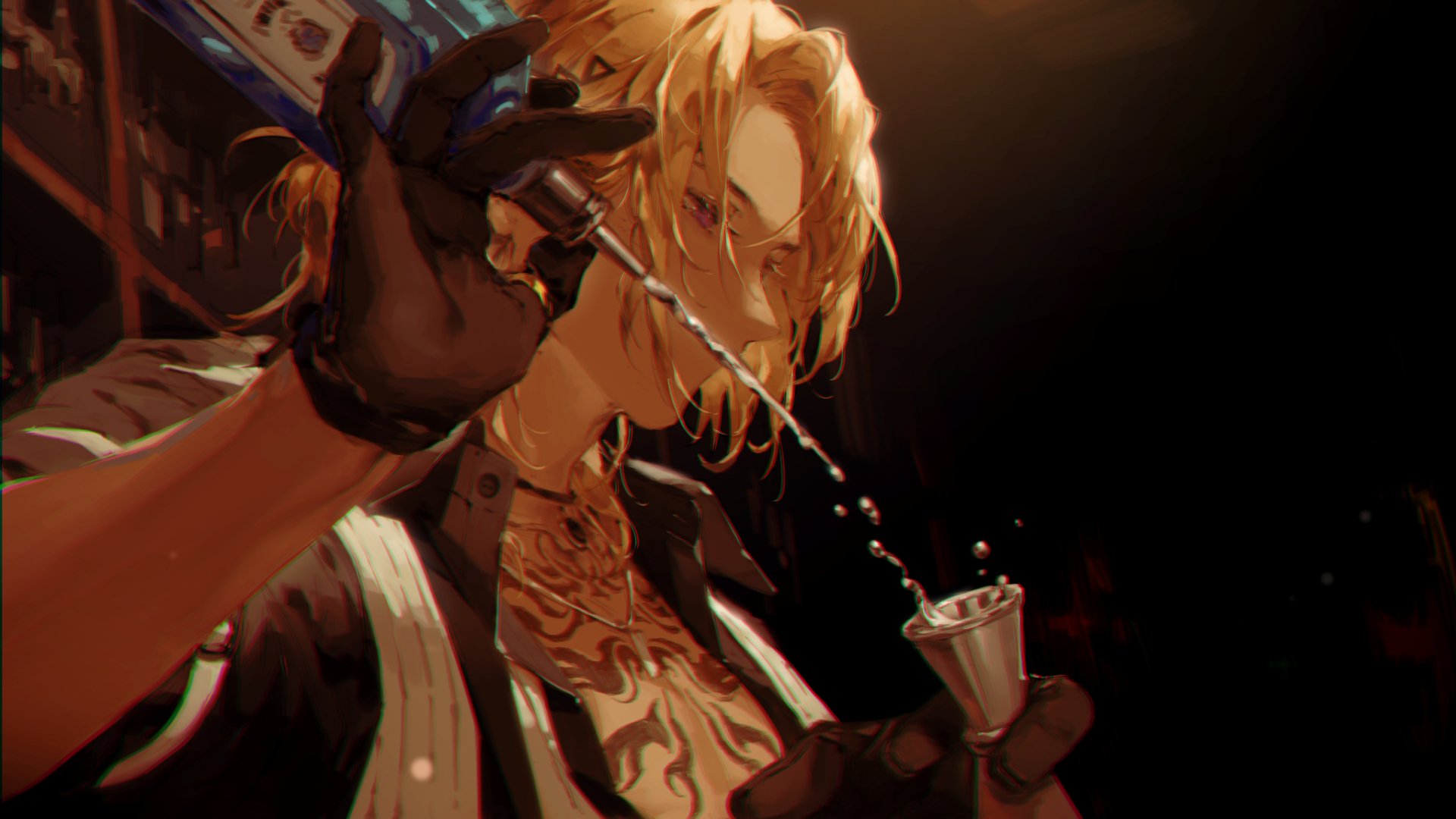 Download Luxiem Luca Kaneshiro Anime Virtual Youtuber HD Wallpaper