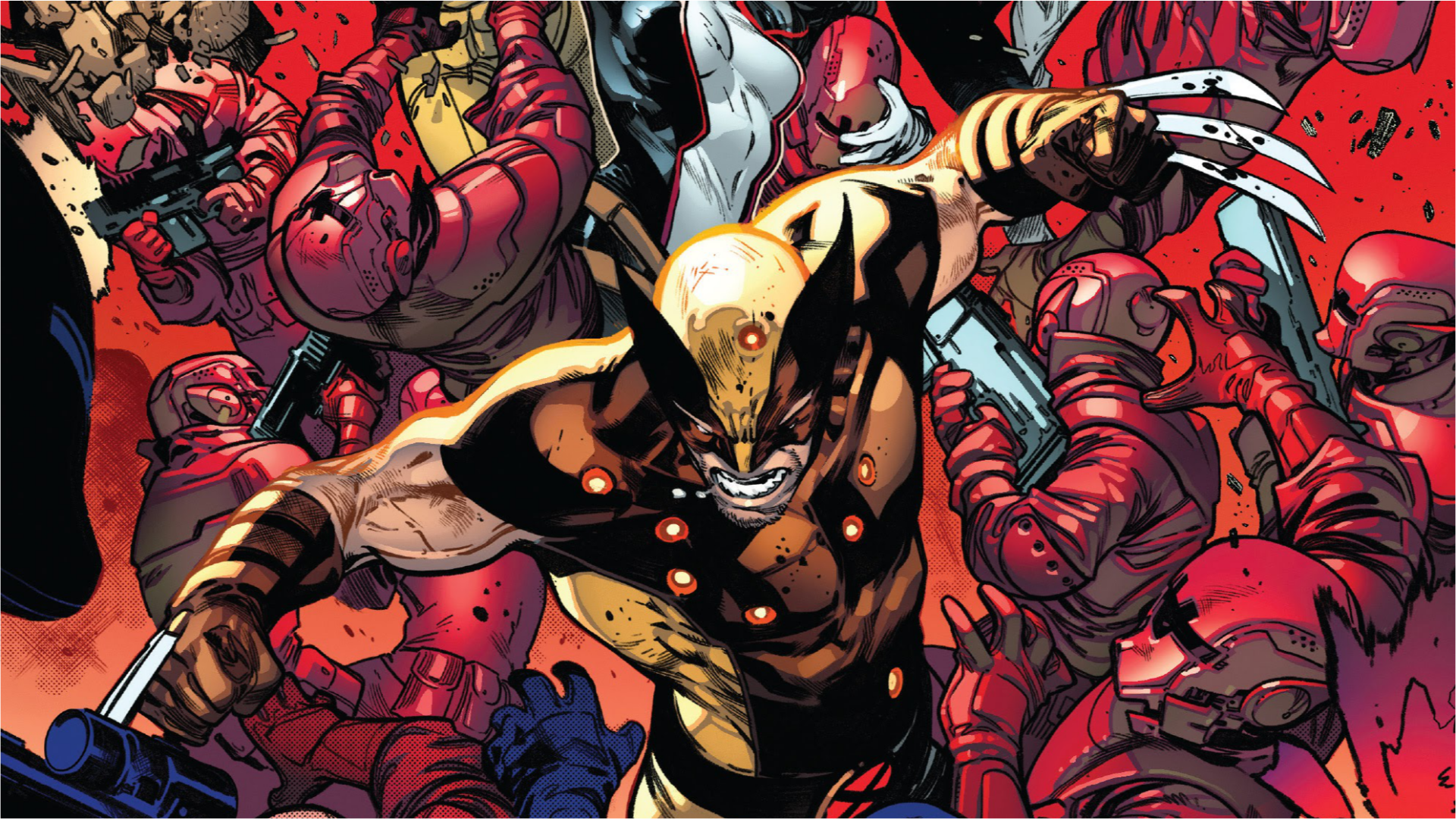 Download Wolverine Comic X-Men HD Wallpaper by Pepe Larraz