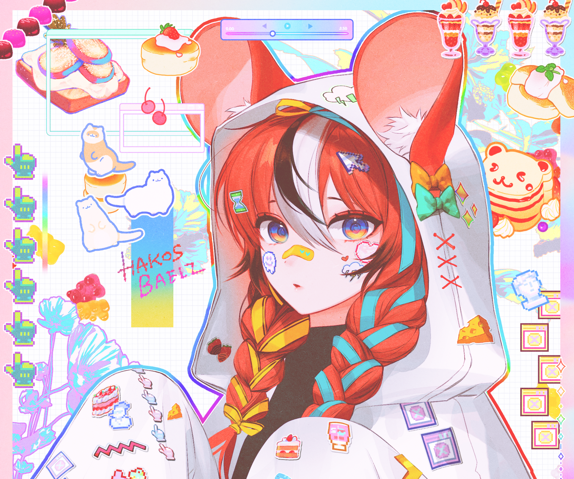 Download Hololive Hakos Baelz Anime Virtual Youtuber HD Wallpaper