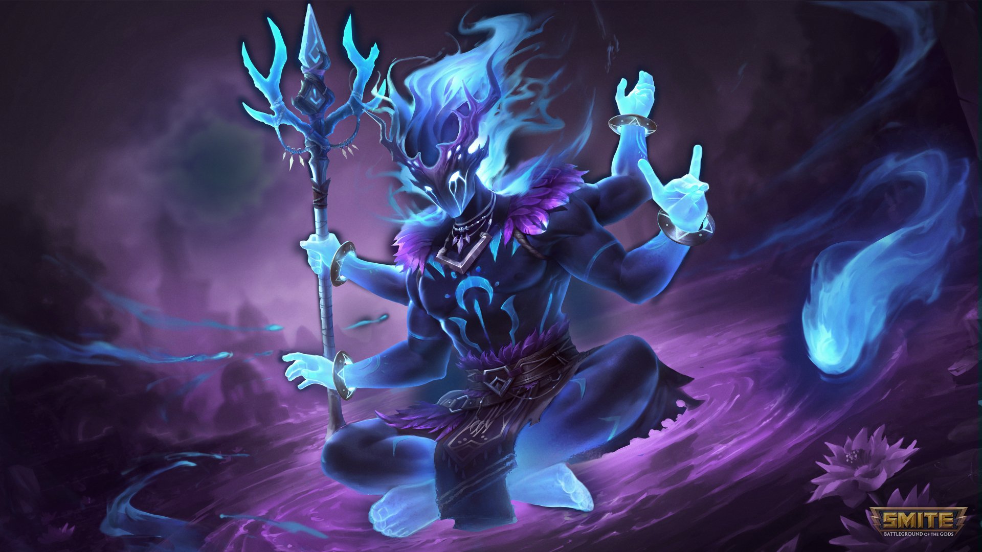 Download Shiva (Smite) Video Game Smite 4k Ultra HD Wallpaper