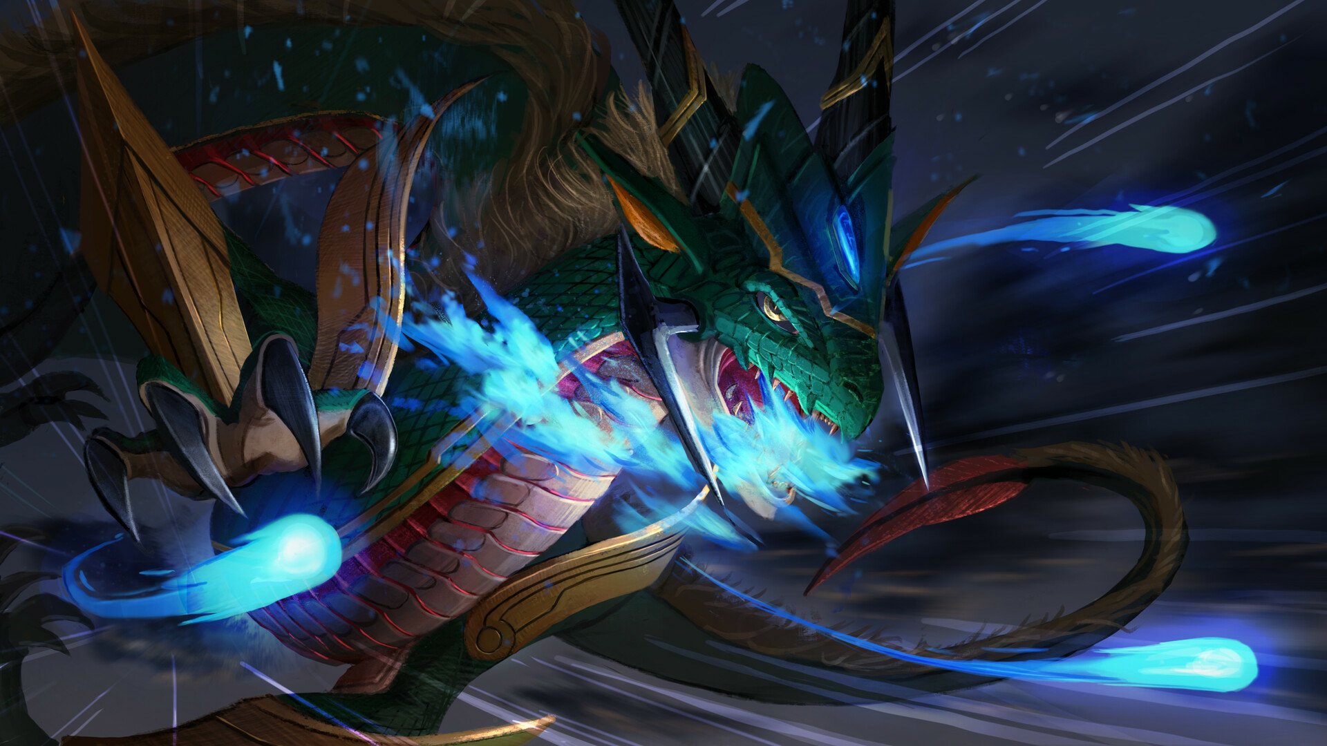 Download Fantasy Dragon HD Wallpaper by Herawan L. Utomo