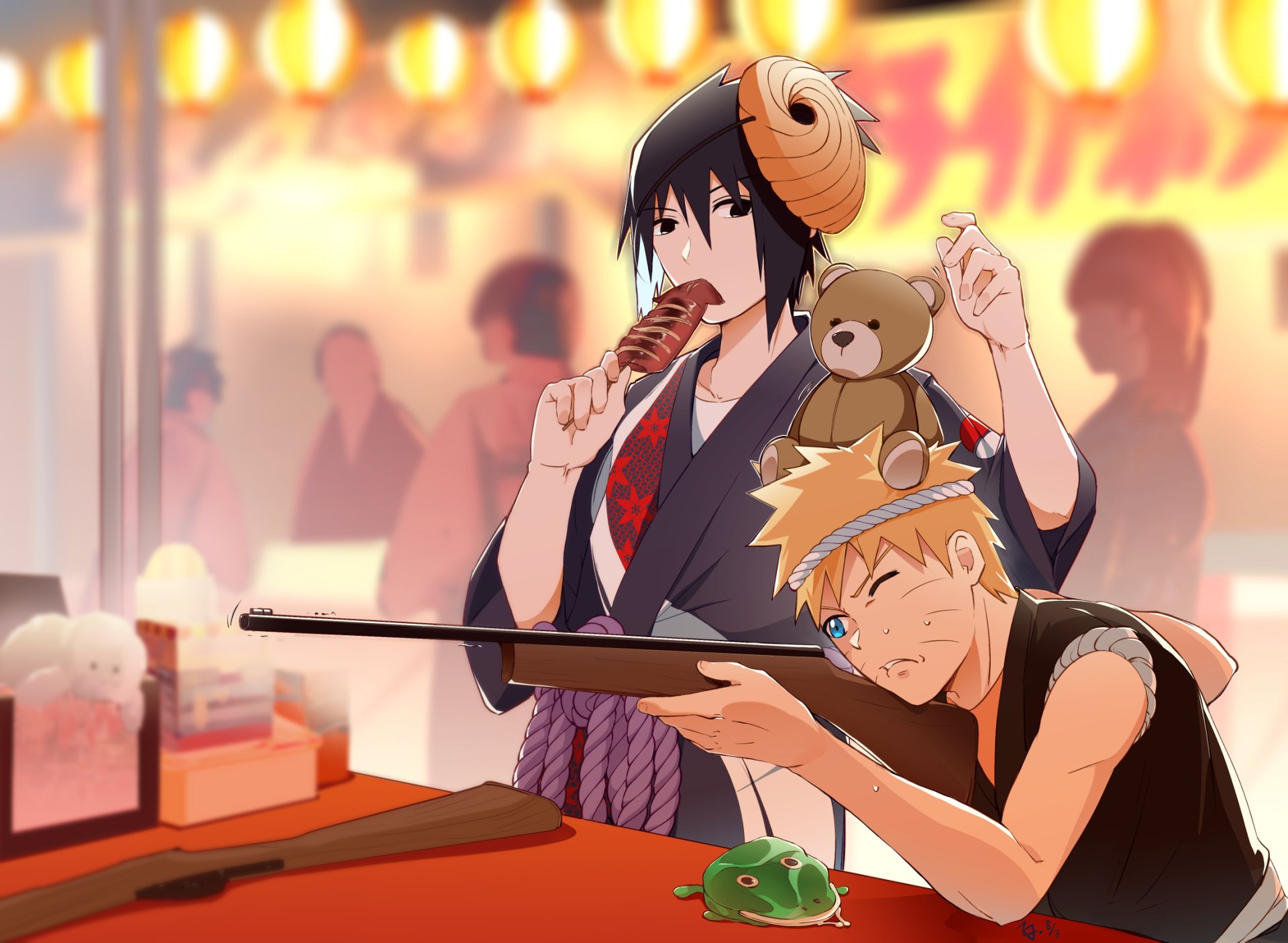 Download Naruto Uzumaki Sasuke Uchiha Anime Naruto Naruto \u0026 Sasuke HD  Wallpaper by elesake, image size:1920x1406