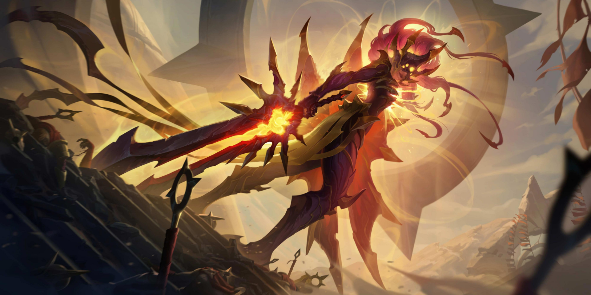 Download Leona (League Of Legends) Video Game Legends Of Runeterra HD Wallpaper