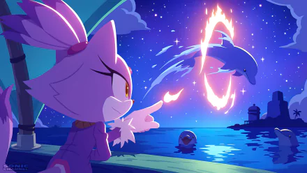 Blaze the Cat video game Sonic the Hedgehog HD Desktop Wallpaper | Background Image