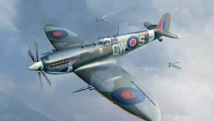 military Supermarine Spitfire HD Desktop Wallpaper | Background Image