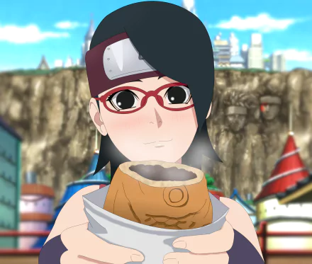 Sarada Uchiha Anime Boruto HD Desktop Wallpaper | Background Image