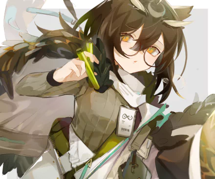 Silence (Arknights) Arknights Anime Virtual Youtuber HD Desktop Wallpaper | Background Image