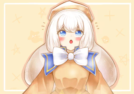 Cream Puff Cookie (Cookie Run) video game COOKIE RUN: KINGDOM HD Desktop Wallpaper | Background Image