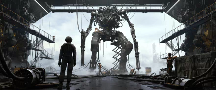 Sci Fi Mech HD Desktop Wallpaper | Background Image