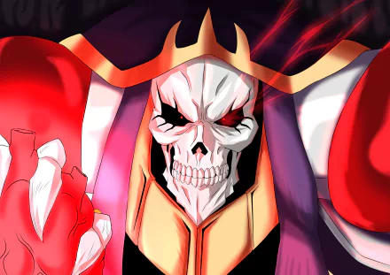 Ainz Ooal Gown Anime Overlord HD Desktop Wallpaper | Background Image