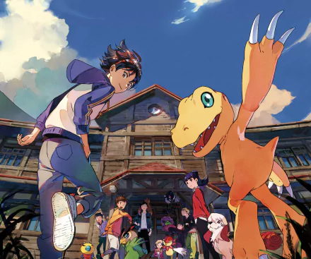 video game Digimon Survive HD Desktop Wallpaper | Background Image