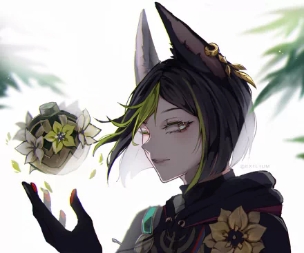 Tighnari (Genshin Impact) video game Genshin Impact HD Desktop Wallpaper | Background Image