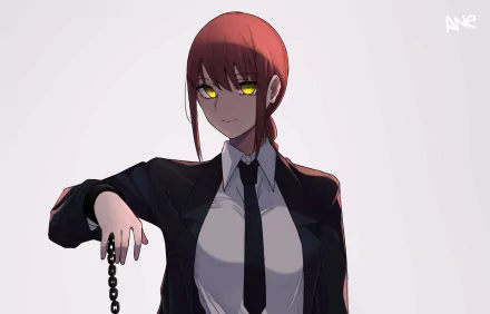 Makima (Chainsaw Man) Anime Chainsaw Man HD Desktop Wallpaper | Background Image