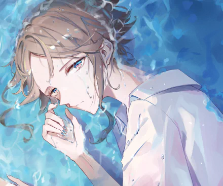 Luxiem Mysta Rias Anime Virtual Youtuber HD Desktop Wallpaper | Background Image