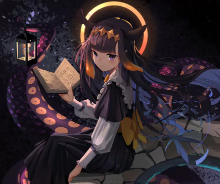 hololive Ninomae Ina'nis Anime Virtual Youtuber HD Desktop Wallpaper | Background Image