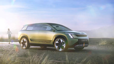vehicle Skoda Vision 7S HD Desktop Wallpaper | Background Image