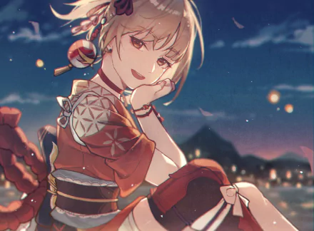 Yoimiya (Genshin Impact) video game Genshin Impact HD Desktop Wallpaper | Background Image