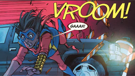 Kamala Khan Comic Ms. Marvel HD Desktop Wallpaper | Background Image