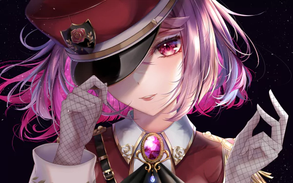 Nijisanji Gundou Mirei Anime Virtual Youtuber HD Desktop Wallpaper | Background Image