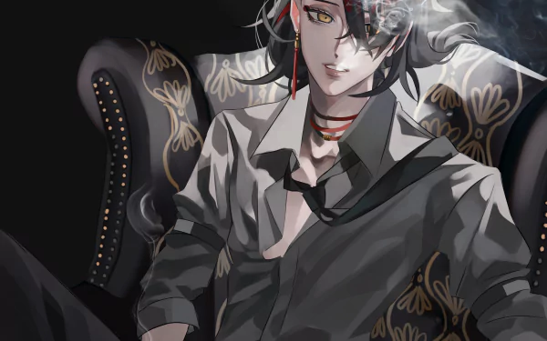 Luxiem Vox Akuma Anime Virtual Youtuber HD Desktop Wallpaper | Background Image