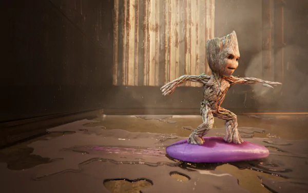 Baby Groot TV Show I Am Groot HD Desktop Wallpaper | Background Image