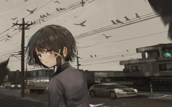 Lain Iwakura Anime Serial Experiments Lain HD Desktop Wallpaper | Background Image