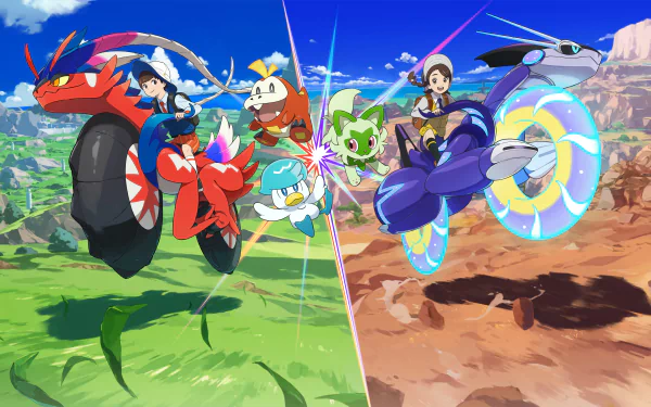 Juliana (Pokémon) video game Pokémon: Scarlet And Violet HD Desktop Wallpaper | Background Image