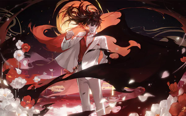 Luxiem Vox Akuma Anime Virtual Youtuber HD Desktop Wallpaper | Background Image