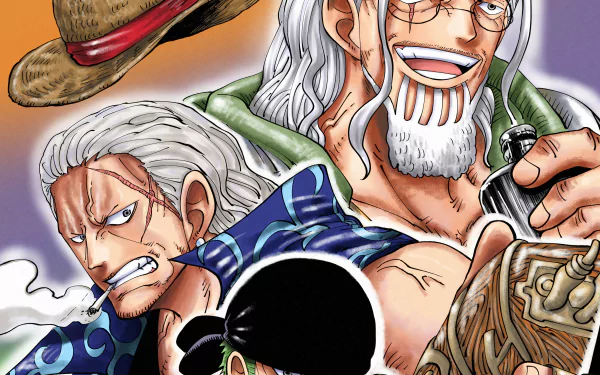 Benn Beckman Silvers Rayleigh Roronoa Zoro Anime One Piece HD Desktop Wallpaper | Background Image