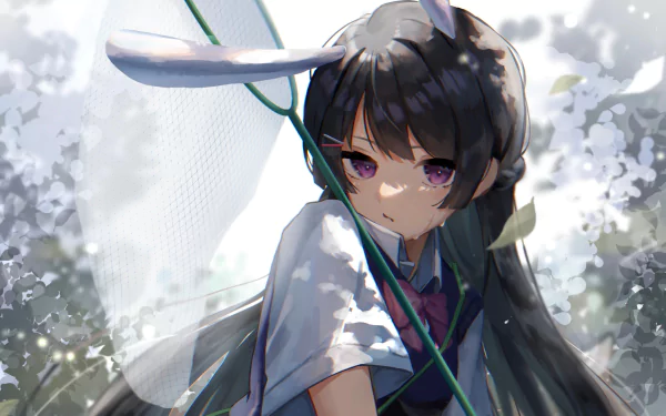 Nijisanji Tsukino Mito Anime Virtual Youtuber HD Desktop Wallpaper | Background Image