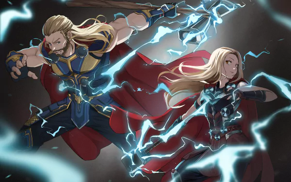 Lady Thor Jane Foster Thor movie Thor: Love and Thunder HD Desktop Wallpaper | Background Image