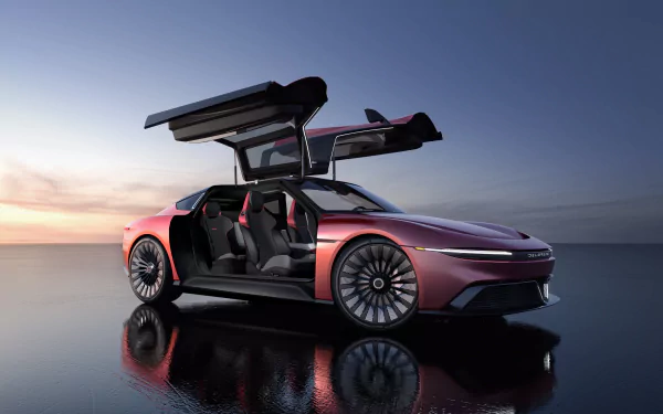 vehicle DeLorean Alpha5 HD Desktop Wallpaper | Background Image