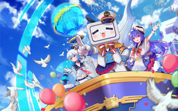 Anime Bili Bili Douga HD Desktop Wallpaper | Background Image