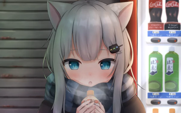 Nachoneko Anime Virtual Youtuber HD Desktop Wallpaper | Background Image