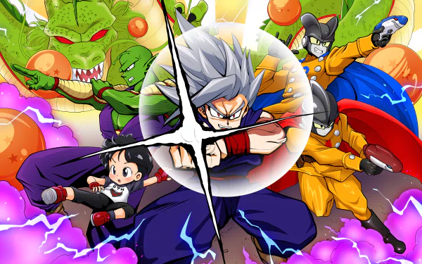 Anime Dragon Ball Super: Super Hero HD Desktop Wallpaper | Background Image