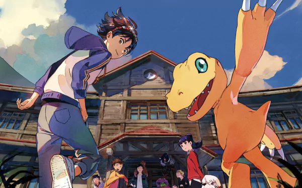 video game Digimon Survive HD Desktop Wallpaper | Background Image