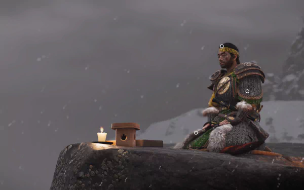 Jin Sakai video game Ghost of Tsushima HD Desktop Wallpaper | Background Image