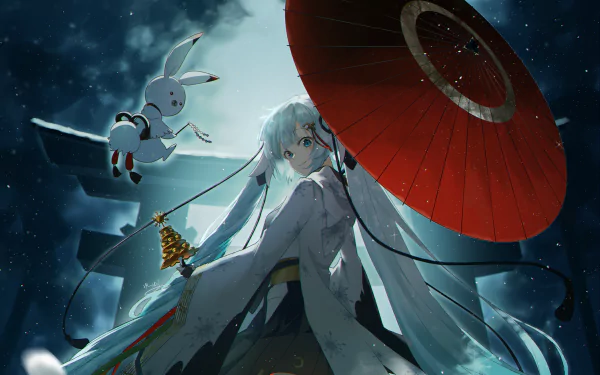 Rabbit Yukine Hatsune Miku Anime Vocaloid HD Desktop Wallpaper | Background Image